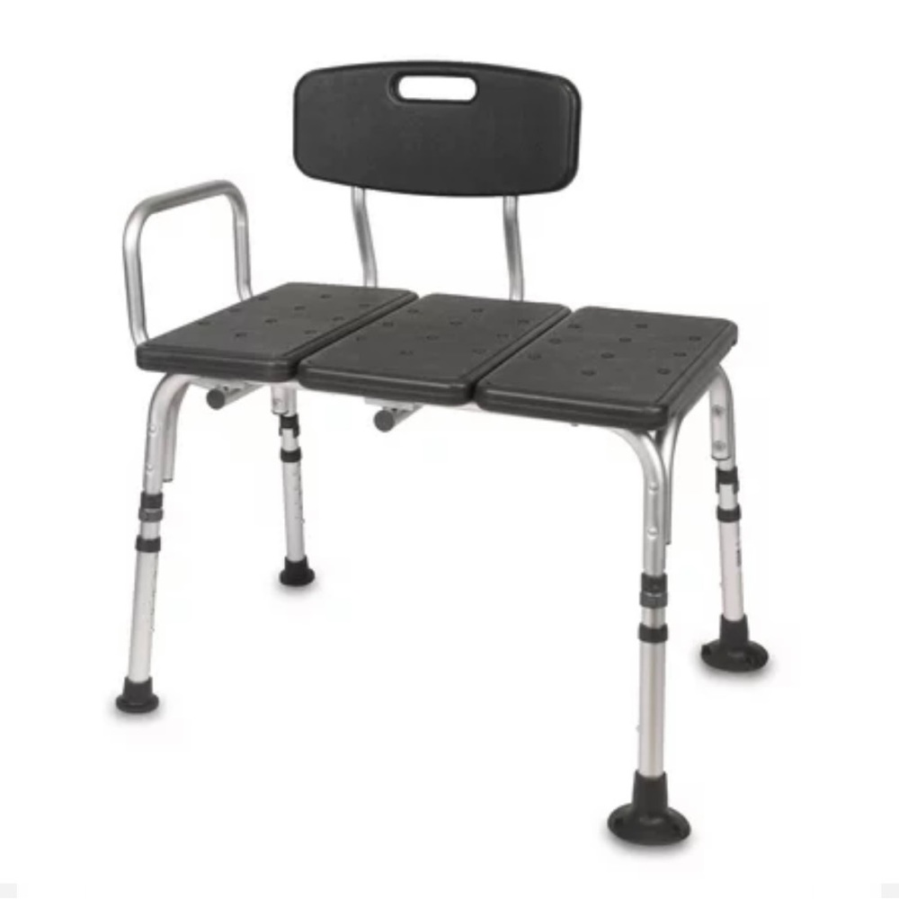 NWT Equate Transfer Bench with Back for Bed & Bath